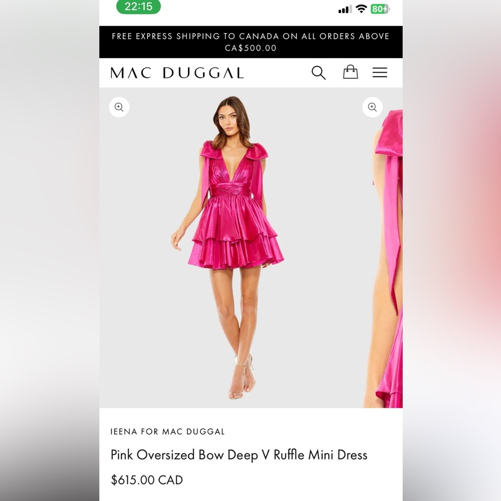 STUNNING 🤩 dress from Mac Duggal